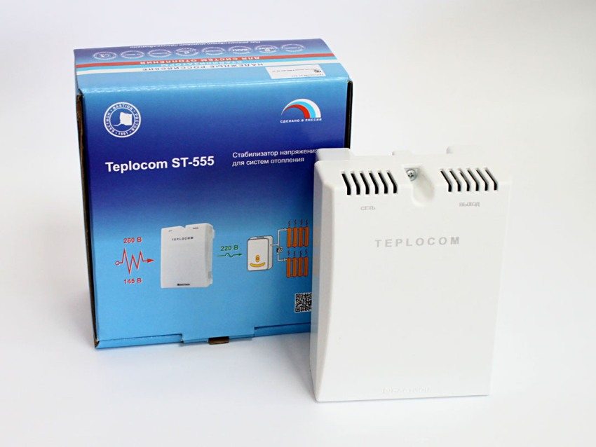 Стабілізатор напруги для систем опалення Teplocom ST-555